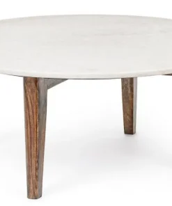 Bizzotto Tavolini>TAVOLINO IN MARMO D75 - SYLVESTER