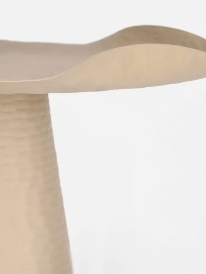 Bizzotto Tavolini>TAVOLINO IN METALLO BEIGE - LALITA