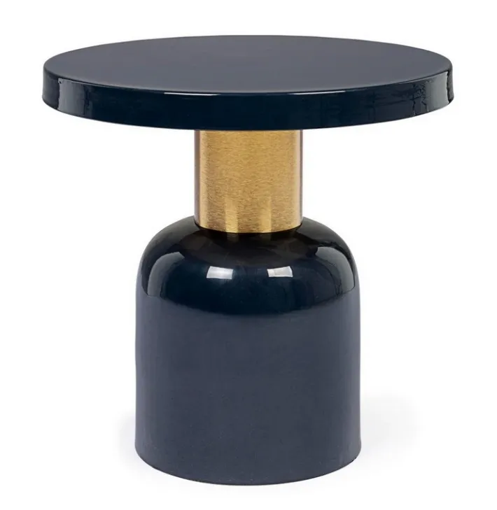 Bizzotto Tavolini>TAVOLINO IN METALLO BLU D41 - NALIMA
