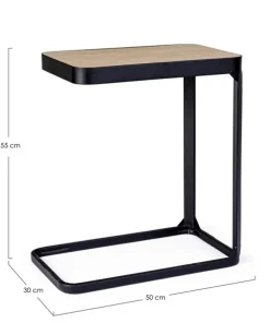 Bizzotto Tavolini>TAVOLINO IN METALLO 50X30 - EVERITT