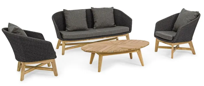 Bizzotto Tavolini>TAVOLINO IN TEAK - COACHELLA