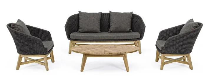 Bizzotto Tavolini>TAVOLINO IN TEAK - COACHELLA