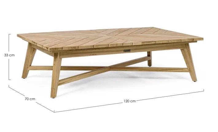 Bizzotto Tavolini>TAVOLINO IN TEAK - COACHELLA