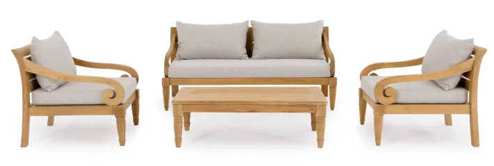 Bizzotto Tavolini>TAVOLINO IN TEAK - KARUBA FSC