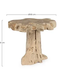 Bizzotto Tavolini>TAVOLINO IN TEAK 50X50 - KAVIR