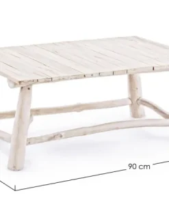 Bizzotto Tavolini>TAVOLINO IN TEAK 90X60 - SAHEL