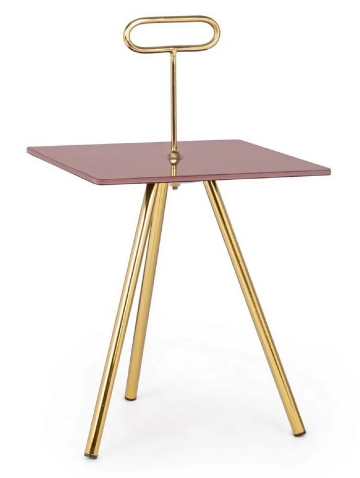 Bizzotto Tavolini>TAVOLINO IN VETRO 35X35 - INESH