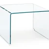 Bizzotto Tavolini>TAVOLINO IN VETRO 60X60 - IRIDE