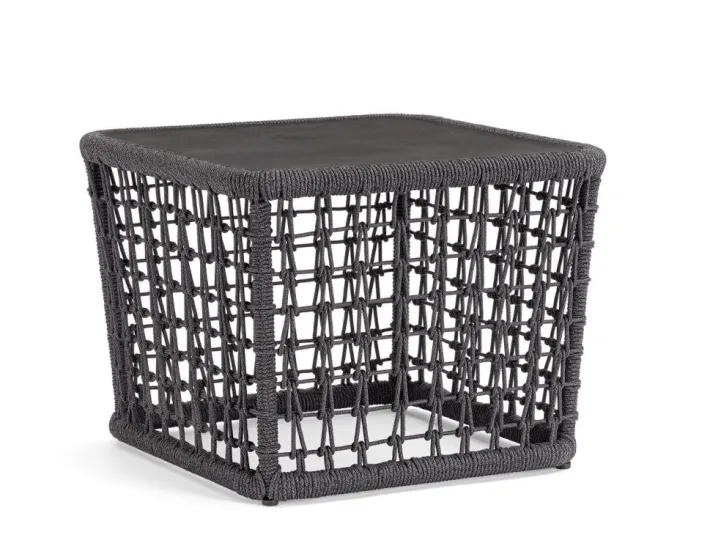 Bizzotto Tavolini>TAVOLINO KOLLAR 60X60 ANTRACITE