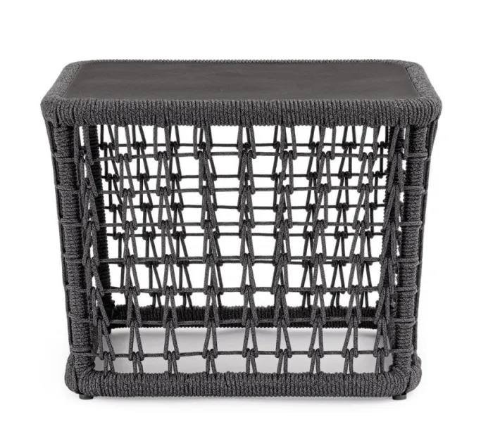 Bizzotto Tavolini>TAVOLINO KOLLAR 60X60 ANTRACITE