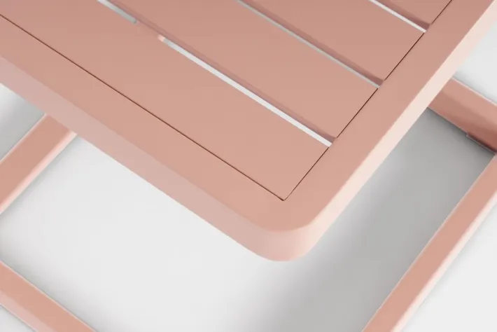 Bizzotto Tavolini>TAVOLINO KONNOR 40X40 ROSE