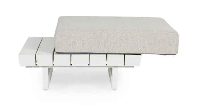 Bizzotto Tavolini>TAVOLINO MODULARE IN ALLUMINIO BIANCO WG20 - INFINITY