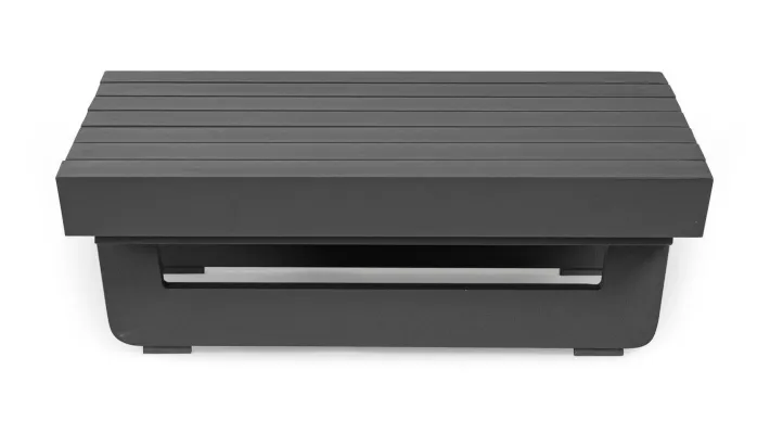 Bizzotto Tavolini>TAVOLINO MODULARE IN ALLUMINIO ANTRACITE WG21 - INFINITY