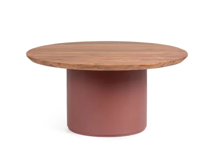 Bizzotto Tavolini>TAVOLINO OJAS TERRACOTTA D70