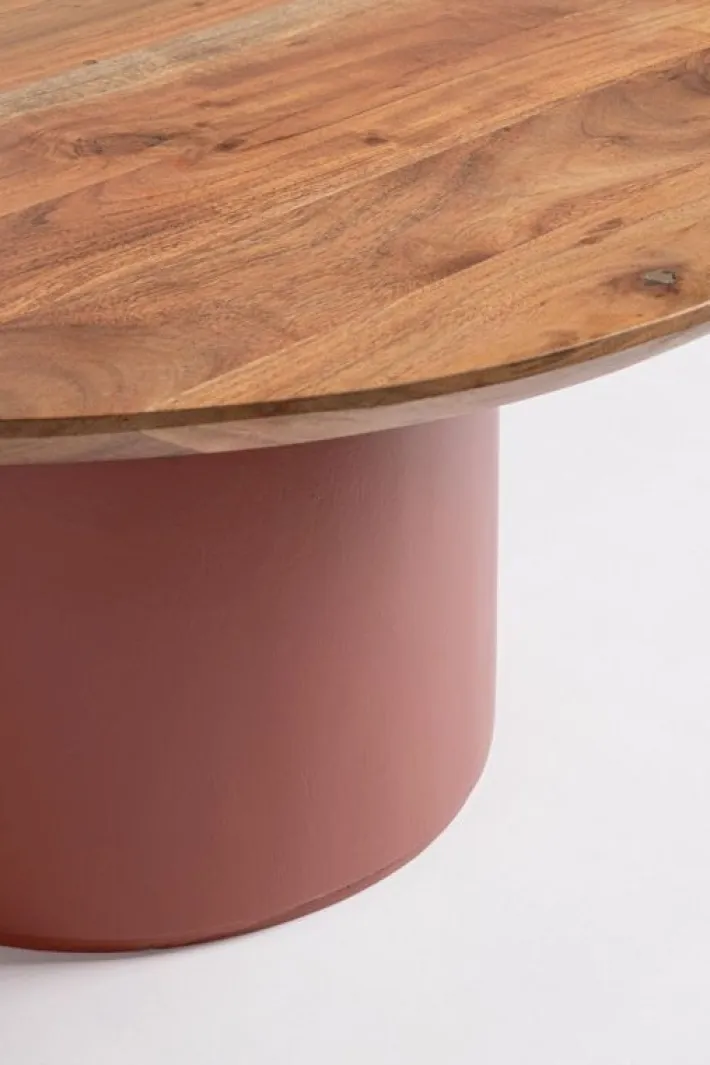 Bizzotto Tavolini>TAVOLINO OJAS TERRACOTTA D70