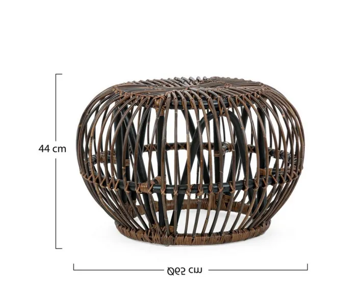 Bizzotto Tavolini>TAVOLINO POUF IN FIBRE NATURALI - DORADAL