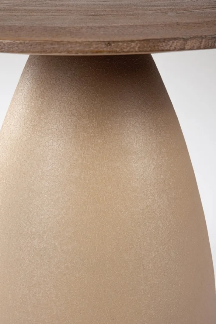 Bizzotto Tavolini>TAVOLINO STANLEY TOP RUSTIC BROWN 50