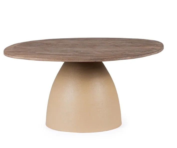 Bizzotto Tavolini>TAVOLINO STANLEY TOP RUSTIC BROWN 86
