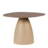 Bizzotto Tavolini>TAVOLINO STANLEY TOP RUSTIC BROWN 60