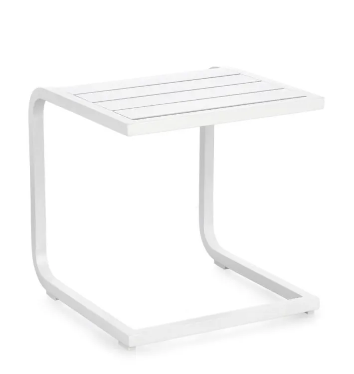 Bizzotto Tavolini>TAVOLINO TAYLOR 40X40 BIANCO