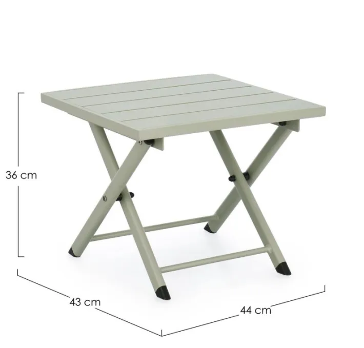 Bizzotto Tavolini>TAVOLINO TAYLOR 44X43 BREEZE