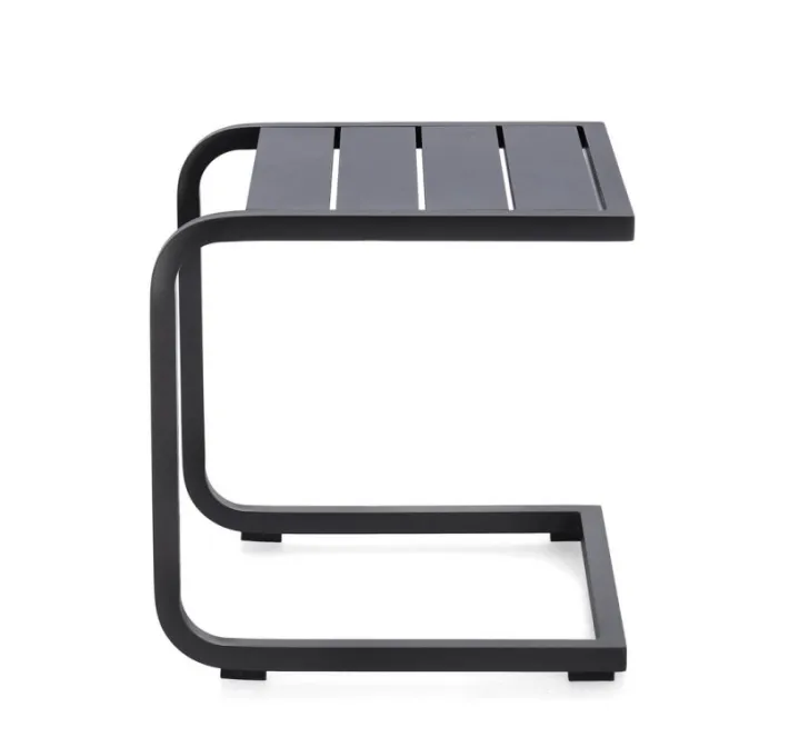 Bizzotto Tavolini>TAVOLINO TAYLOR 40X40 GRIGIO SCURO