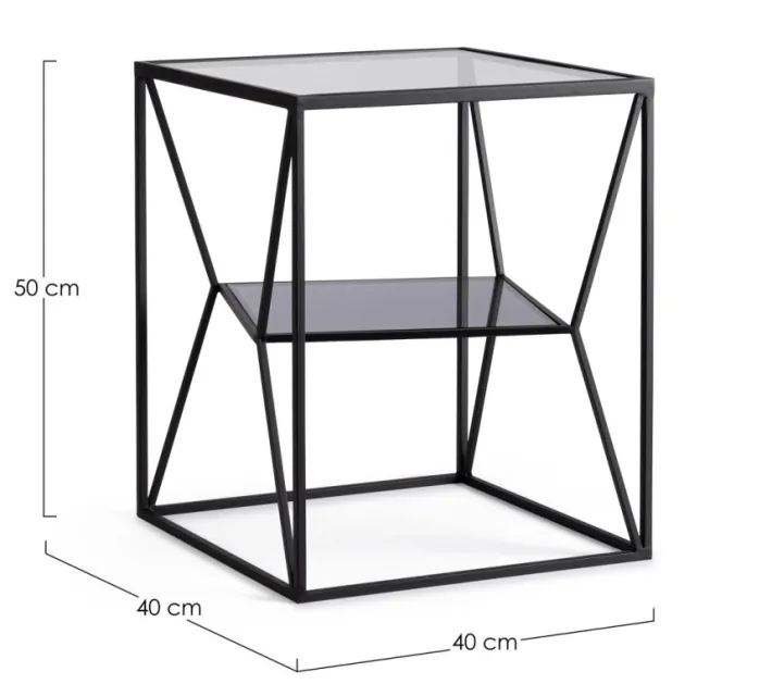Bizzotto Tavolini>TAVOLINO 40X40 - HYDRA