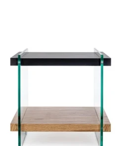 Bizzotto Tavolini>TAVOLINO 50X50 NERO - LINE WOOD
