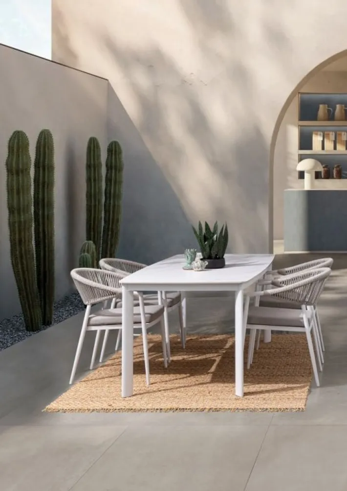 Bizzotto Tavoli>TAVOLO ALCORA 180X90 BIANCO