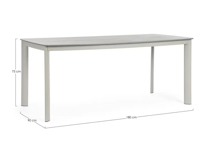 Bizzotto Tavoli>TAVOLO ALCORA 180X90 SATURN