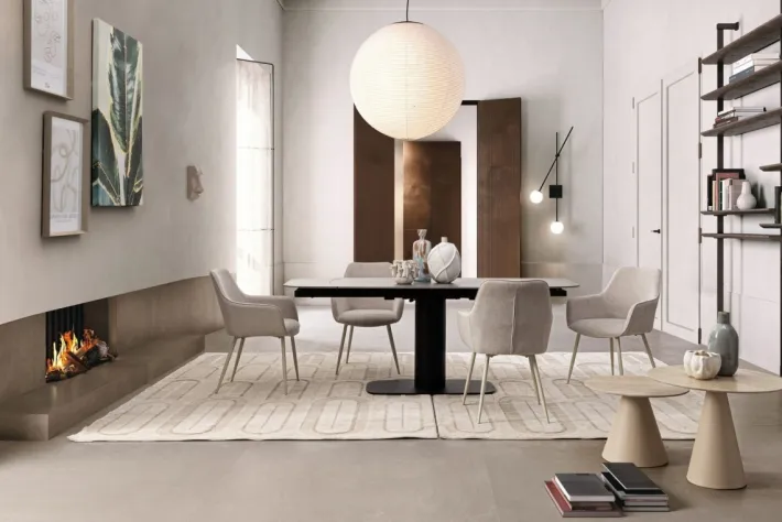 Bizzotto Tavoli>TAVOLO ALL. JEREMIAS 140-200X80 NERO
