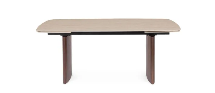 Bizzotto Tavoli>TAVOLO ALL. MAILIS 180/260X90 NOCE/TRAV.