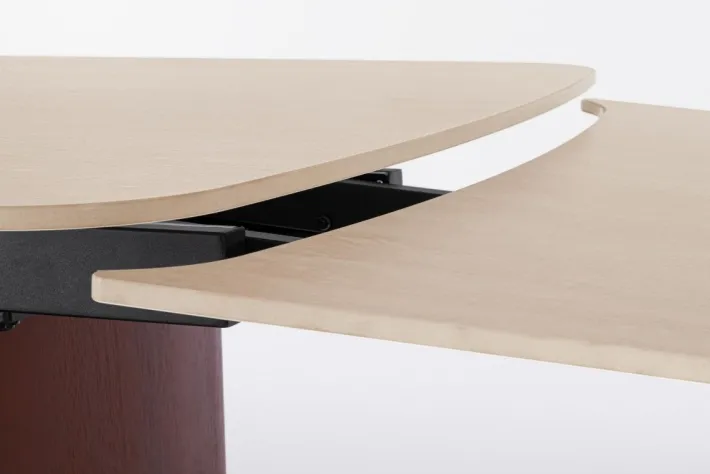 Bizzotto Tavoli>TAVOLO ALL. MAILIS 180/260X90 NOCE/TRAV.