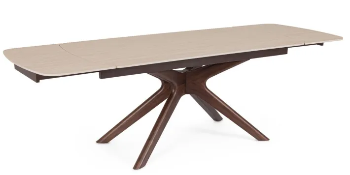 Bizzotto Tavoli>TAVOLO ALL. MARITTA 170/250X90 NOCE/TRAV