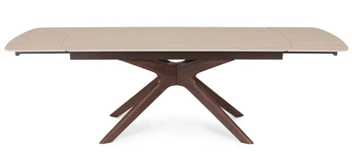 Bizzotto Tavoli>TAVOLO ALL. MARITTA 170/250X90 NOCE/TRAV