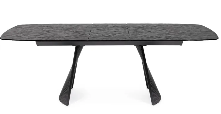 Bizzotto Tavoli>TAVOLO ALL OLIVER VETRO 180-220X90