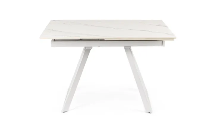 Bizzotto Tavoli>TAVOLO ALL. REETA 120/180X90 BIANCO/BIAN