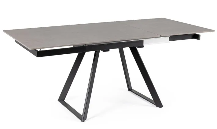 Bizzotto Tavoli>TAVOLO ALL. REETA 120/180X90 NERO/GRIGIO