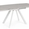 Bizzotto Tavoli>TAVOLO ALL.RAILI 119.5/180X85 BIANC/GR C