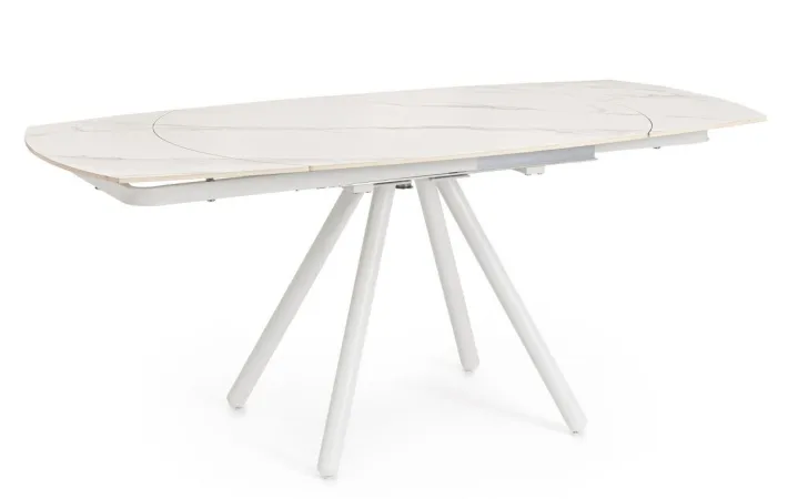 Bizzotto Tavoli>TAVOLO ALL.RAITA 119/178X89.4 BIANCO/BIA