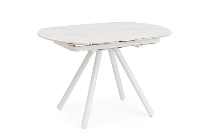 Bizzotto Tavoli>TAVOLO ALL.RAITA 119/178X89.4 BIANCO/BIA