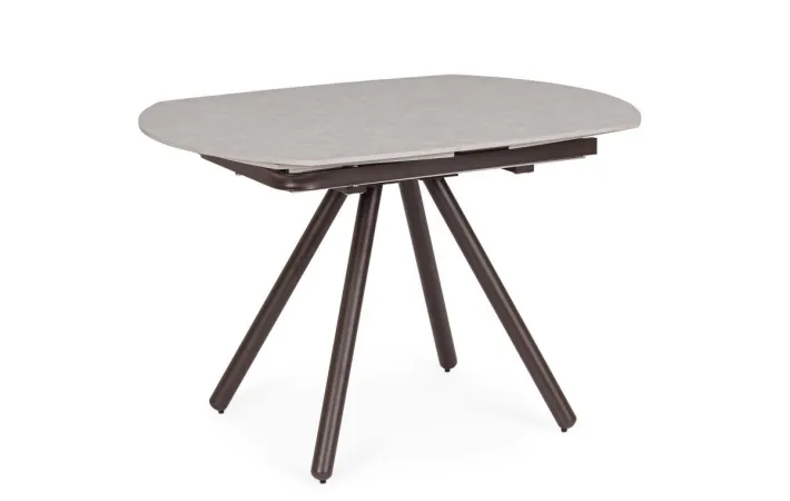 Bizzotto Tavoli>TAVOLO ALL.RAITA 119/178X89 RUST/GRIG.C
