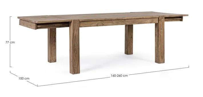 Bizzotto Tavoli>TAVOLO ALLUNGABILE IN LEGNO - SALFORD
