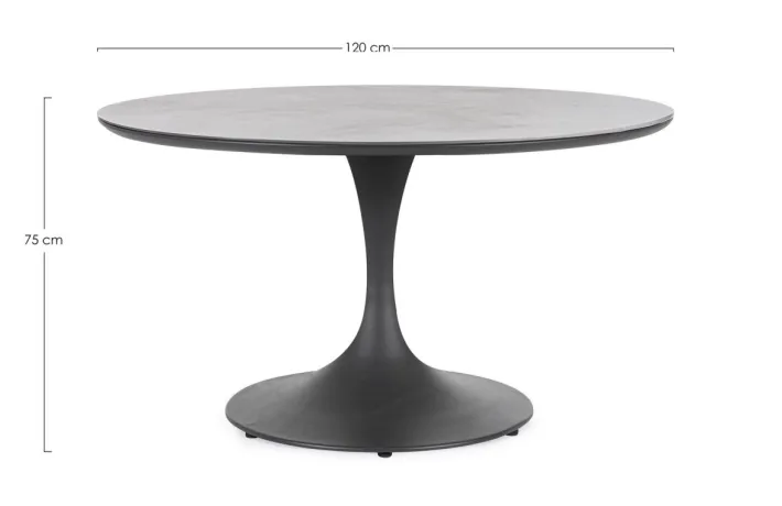 Bizzotto Tavoli>TAVOLO ARNOLD D120 ANTR JX55