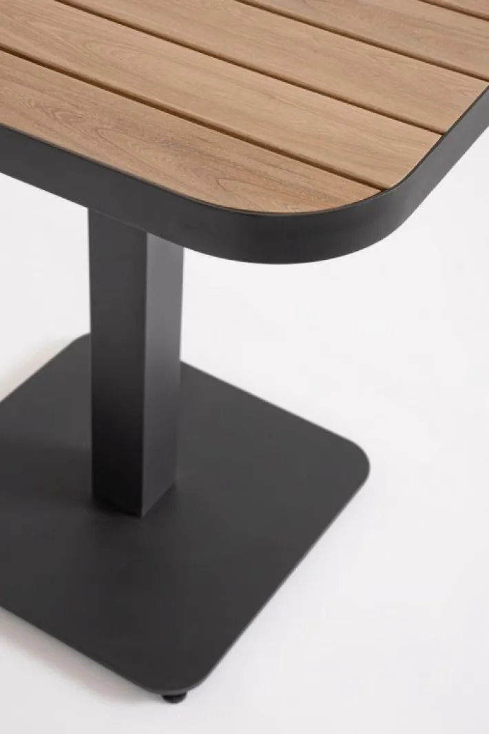 Bizzotto Tavoli>TAVOLO BELMAR 75X75 ANTRACITE YK13