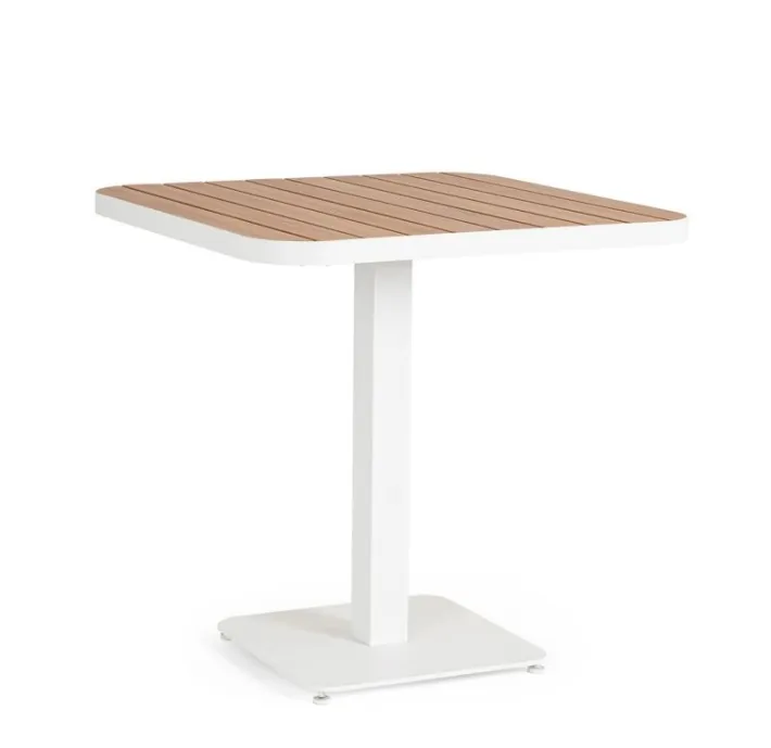 Bizzotto Tavoli>TAVOLO BELMAR 75X75 BIANCO YK11