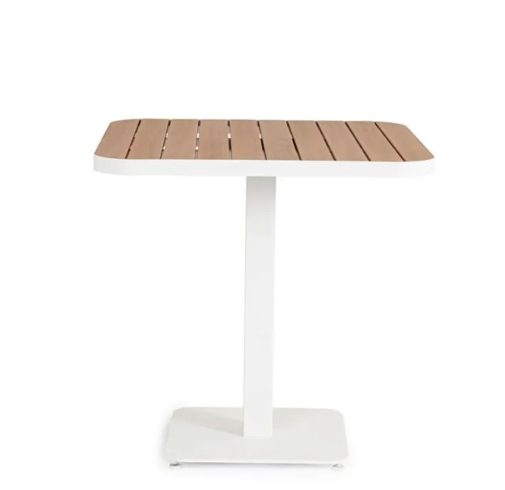 Bizzotto Tavoli>TAVOLO BELMAR 75X75 BIANCO YK11