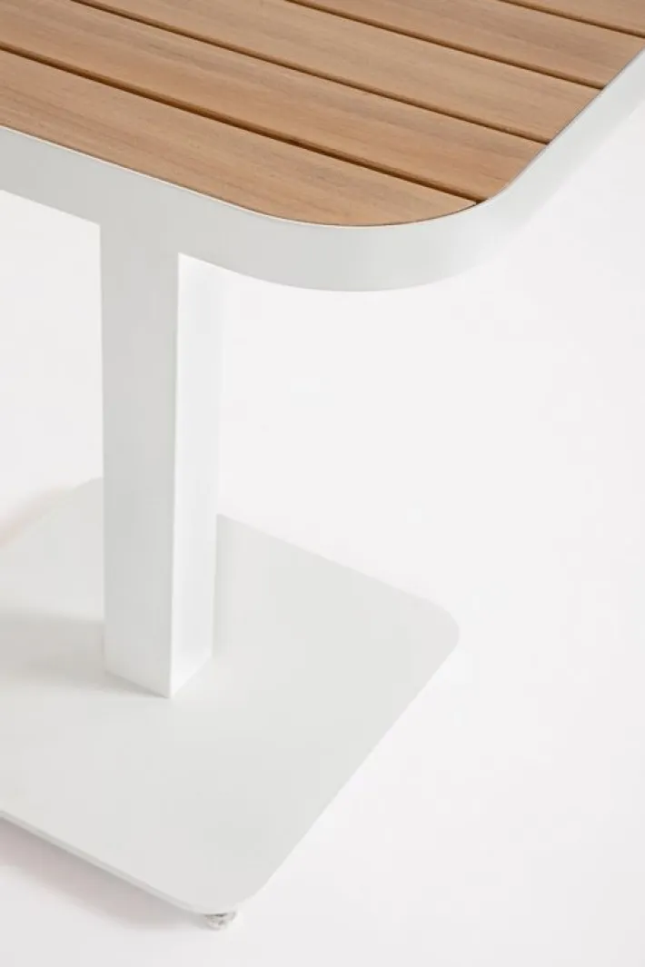 Bizzotto Tavoli>TAVOLO BELMAR 75X75 BIANCO YK11