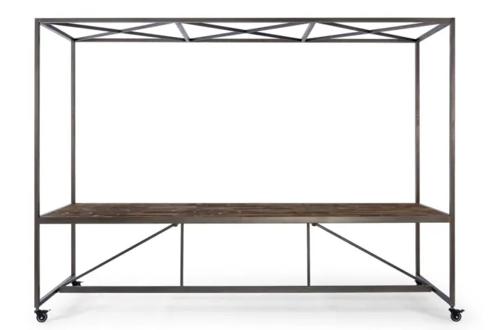 Bizzotto Carrelli Ed Espositori>TAVOLO ESPOSITORE C-TETTO 300X210H