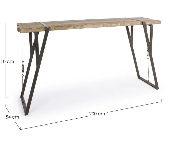 Bizzotto Tavoli>TAVOLO FISSO IN LEGNO - BLOCKS